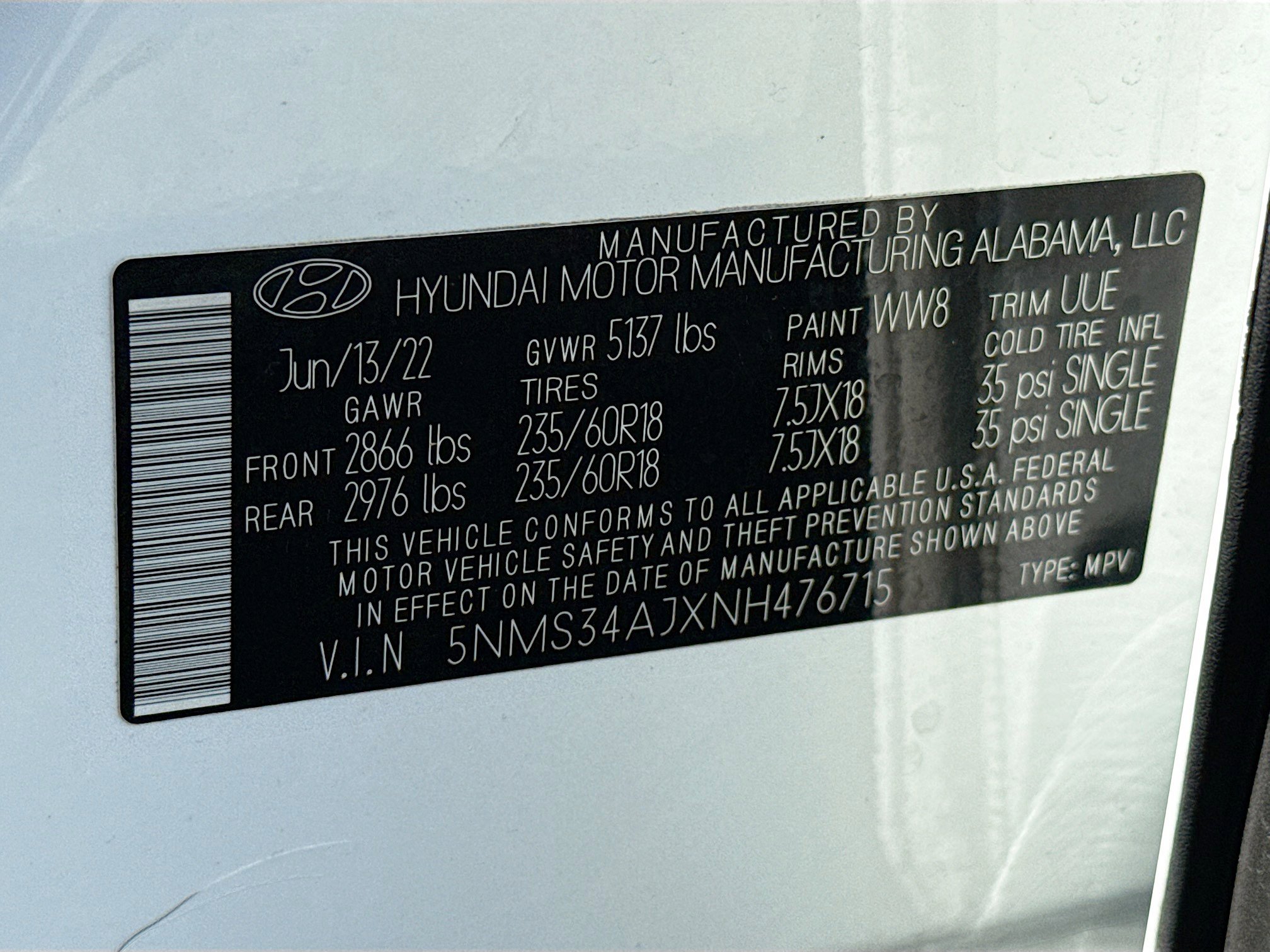 Used 2022 Hyundai Santa Fe SEL w/ Convenience + Premium Package image 45