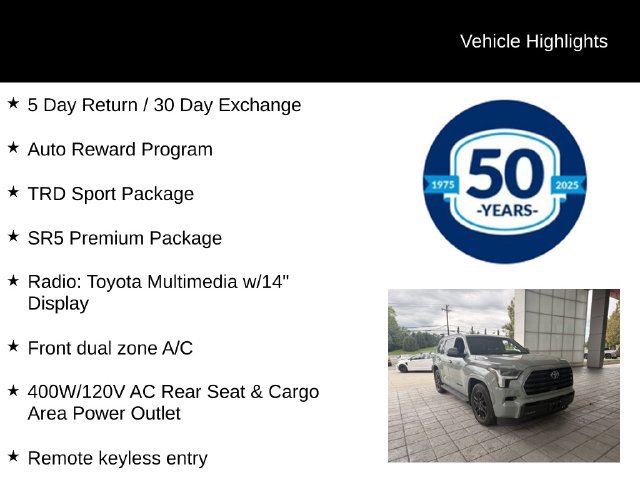 Used 2024 Toyota Sequoia SR5 AWD/4WD image 5