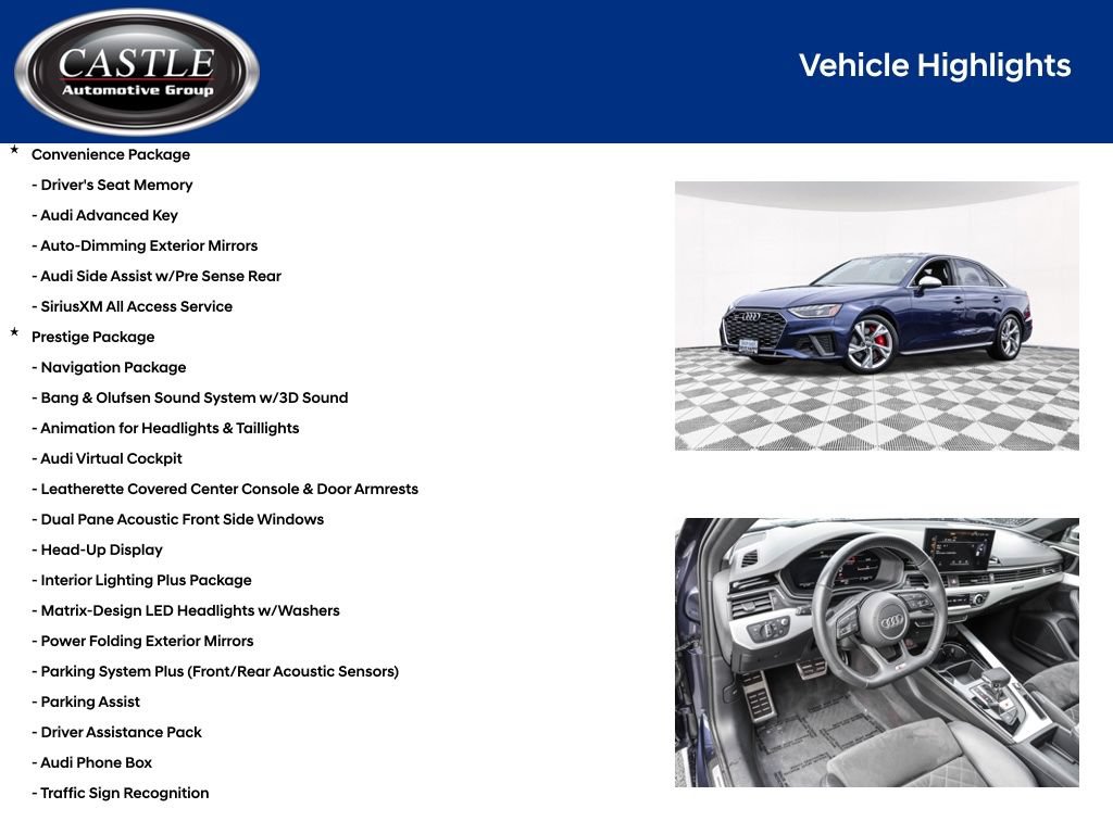 Used 2020 Audi S4 Prestige w/ Prestige Package AWD/4WD image 7