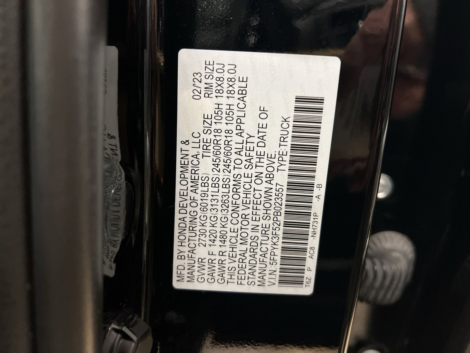 Used 2023 Honda Ridgeline RTL image 25