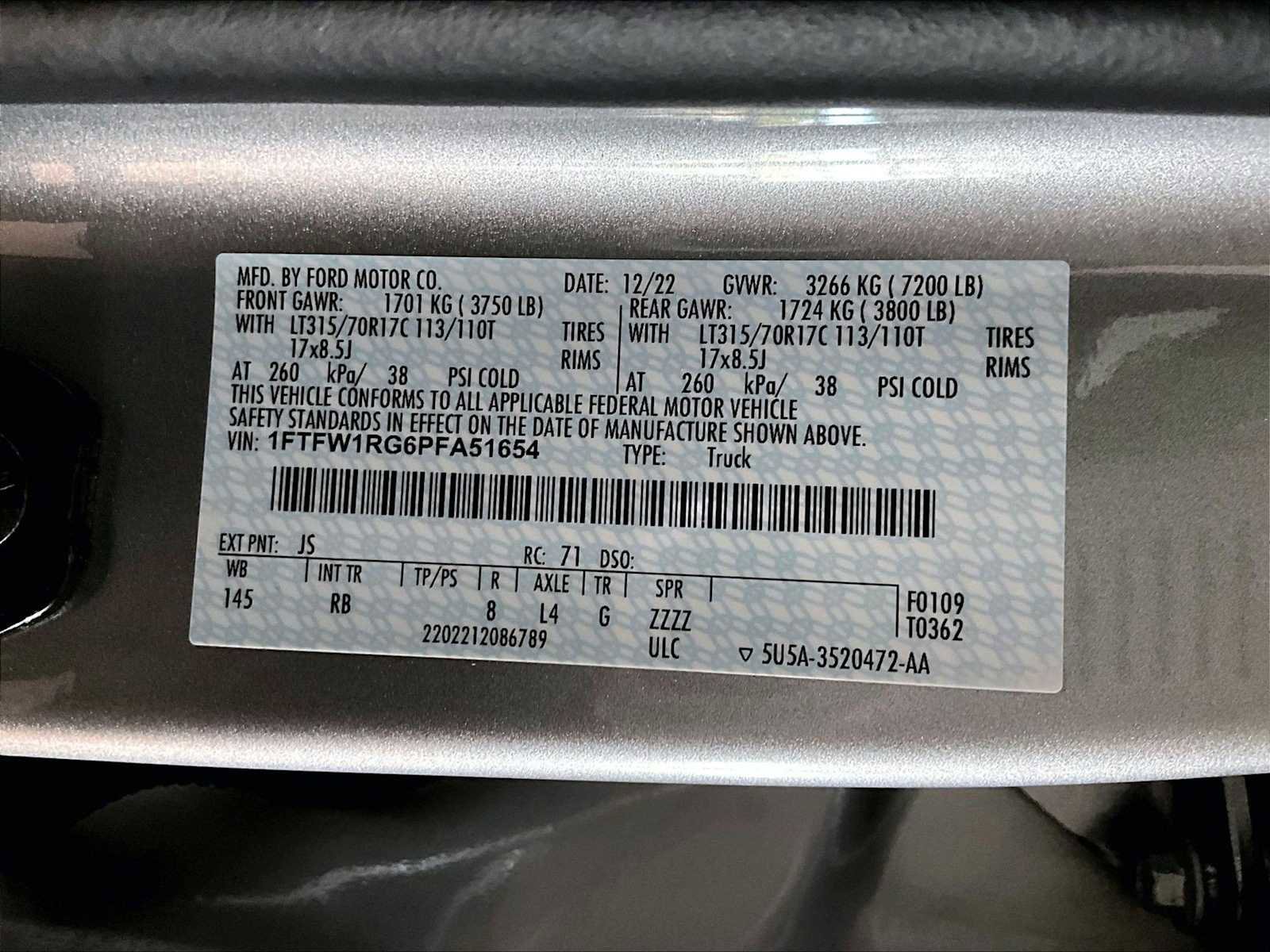 Used 2023 Ford F150 Raptor image 36