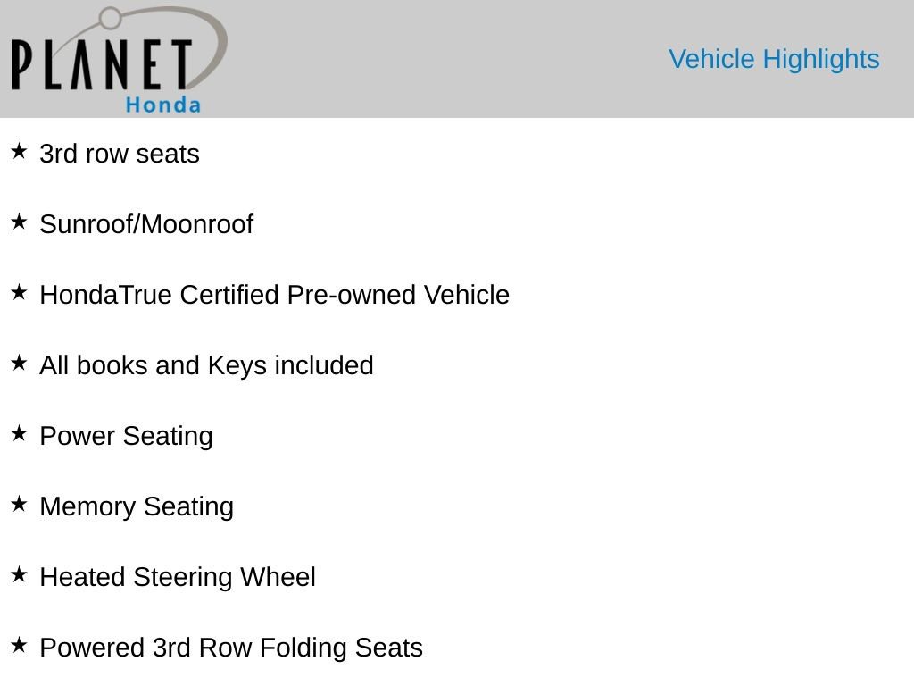 Certified 2025 Honda Pilot Elite image 10