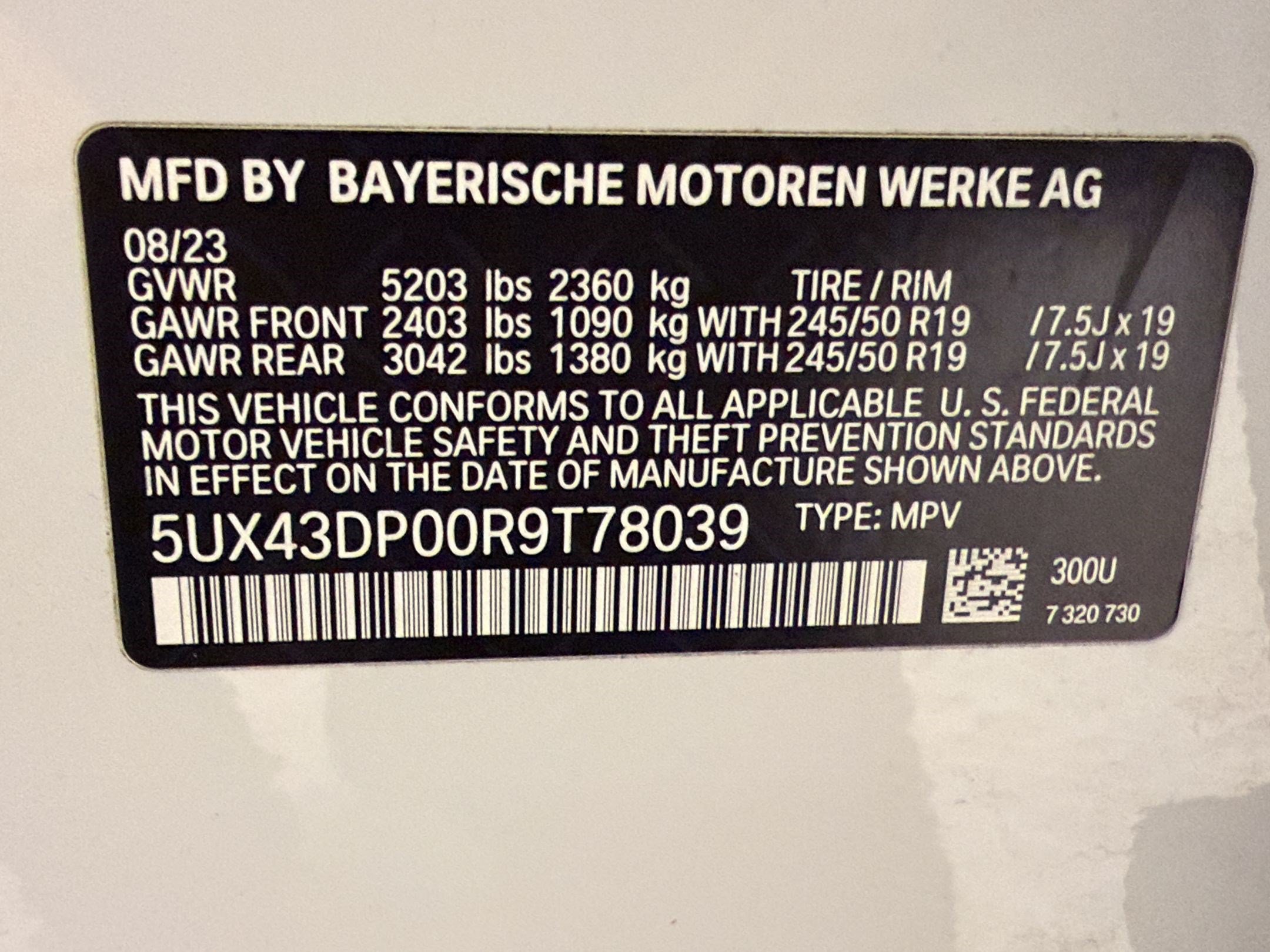 Used 2024 BMW X3 sDrive30i w/ Convenience Package RWD image 27