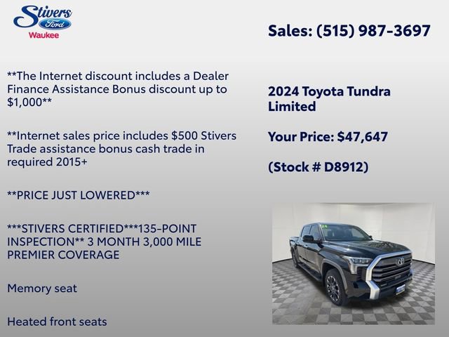 Used 2024 Toyota Tundra Limited image 7