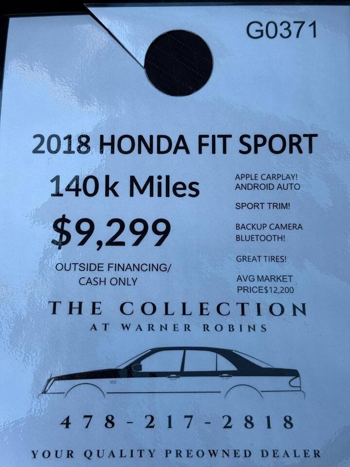 Used 2018 Honda Fit Sport image 2
