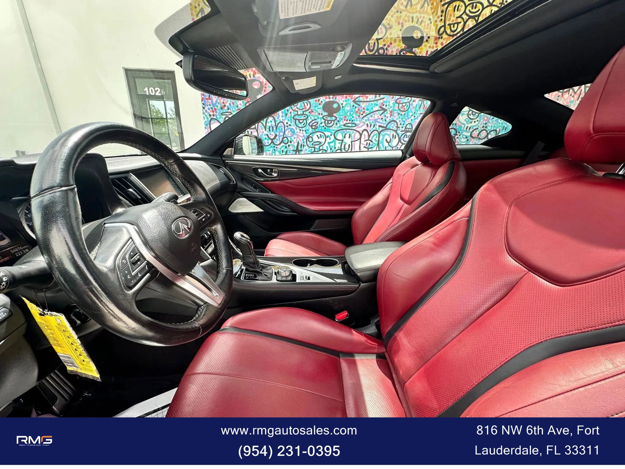 Used 2019 INFINITI Q60 Red Sport 400 w/ Cargo Package AWD/4WD image 15