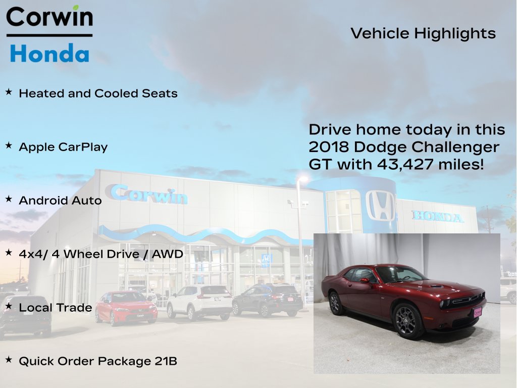 Used 2018 Dodge Challenger GT AWD/4WD image 6