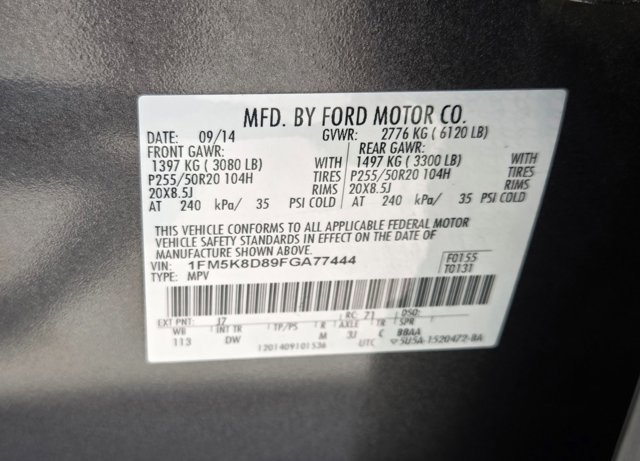 Used 2015 Ford Explorer XLT w/ Equipment Group 202A AWD/4WD image 24