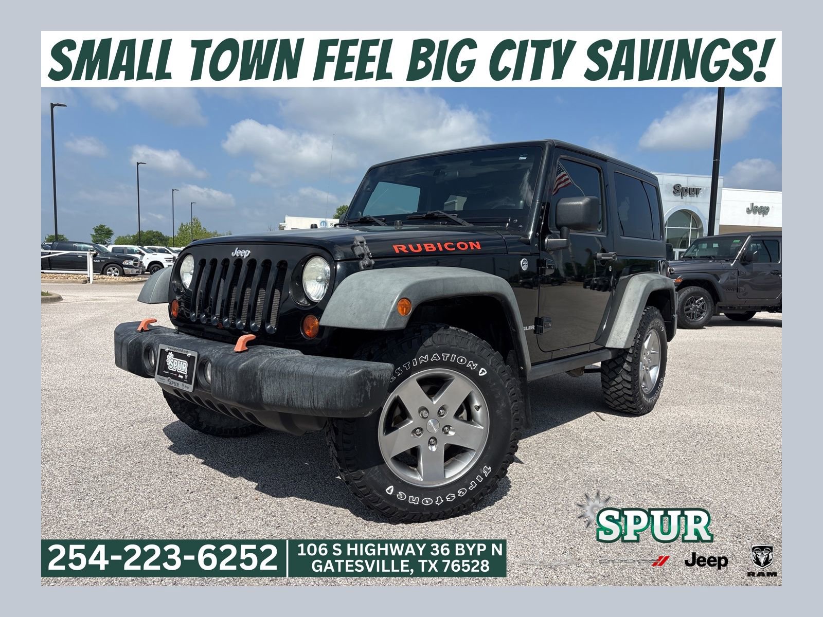 Used 2011 Jeep Wrangler Rubicon w/ Dual Top Group AWD/4WD image 1