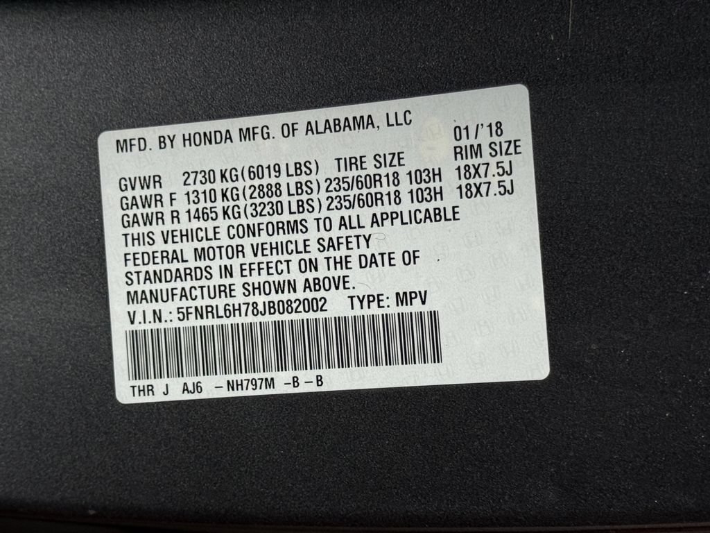 Used 2018 Honda Odyssey EX-L image 29