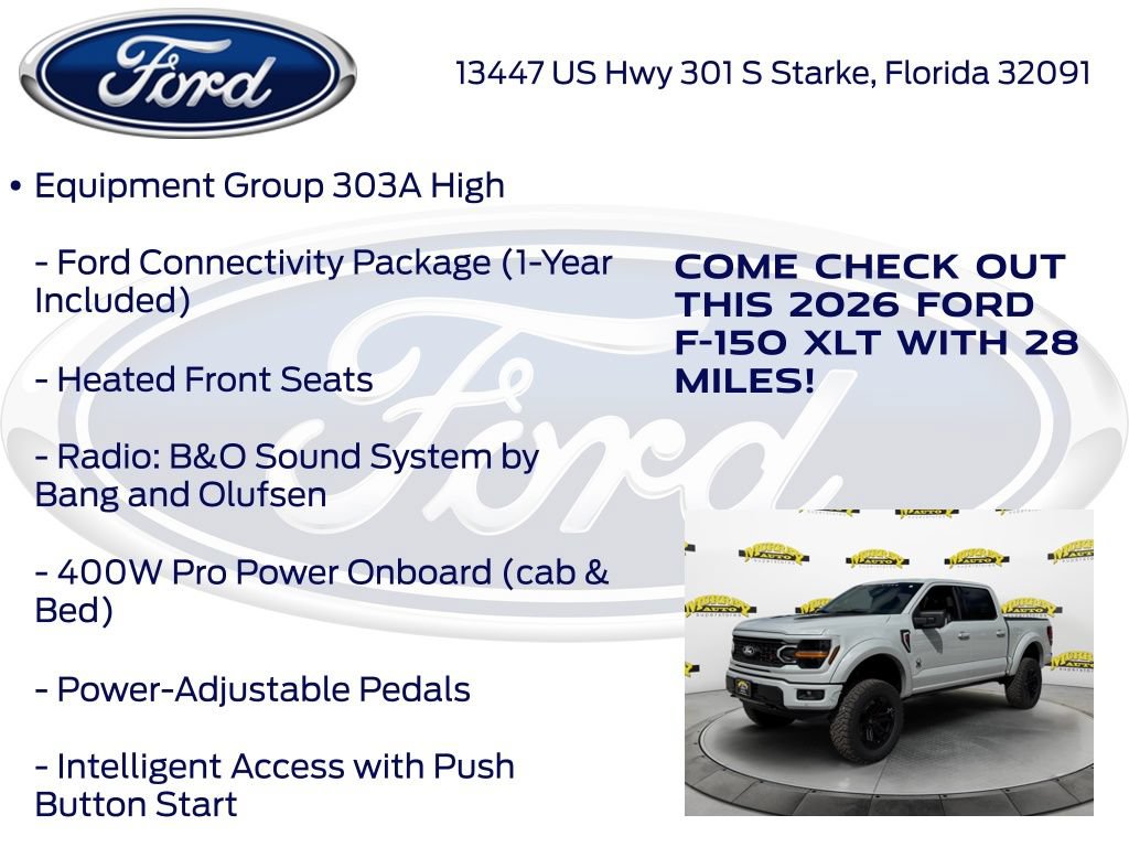 New 2026 Ford F150 XLT w/ Equipment Group 303A High AWD/4WD image 25