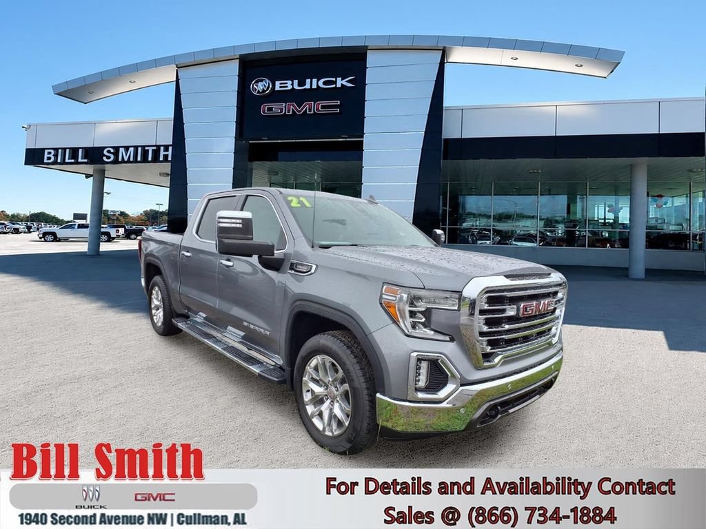 Used 2021 GMC Sierra 1500 SLT w/ SLT Premium Plus Package AWD/4WD image 1