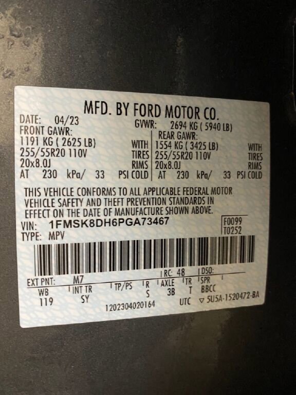 Used 2023 Ford Explorer XLT w/ Equipment Group 202A image 34