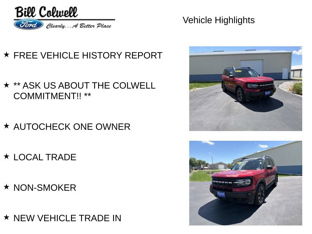 Used 2021 Ford Bronco Sport Outer Banks AWD/4WD image 11