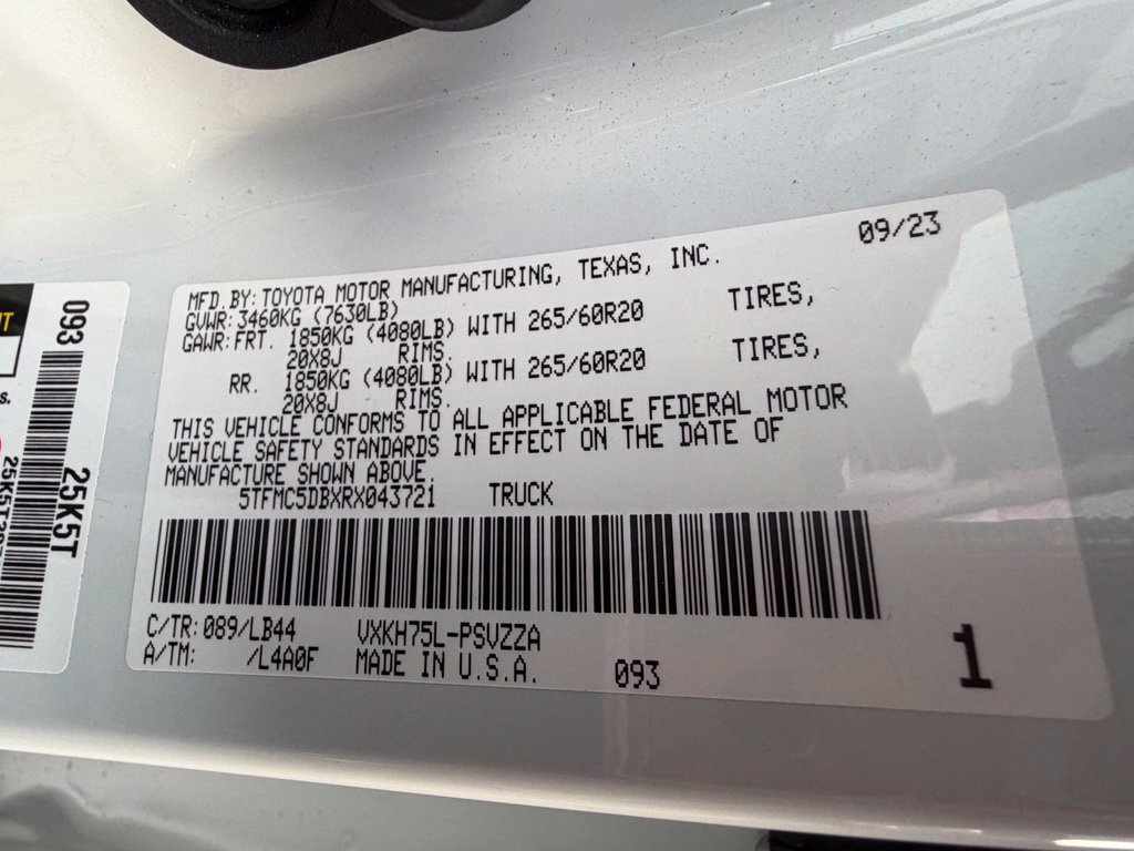 Used 2024 Toyota Tundra 1794 Edition AWD/4WD image 52