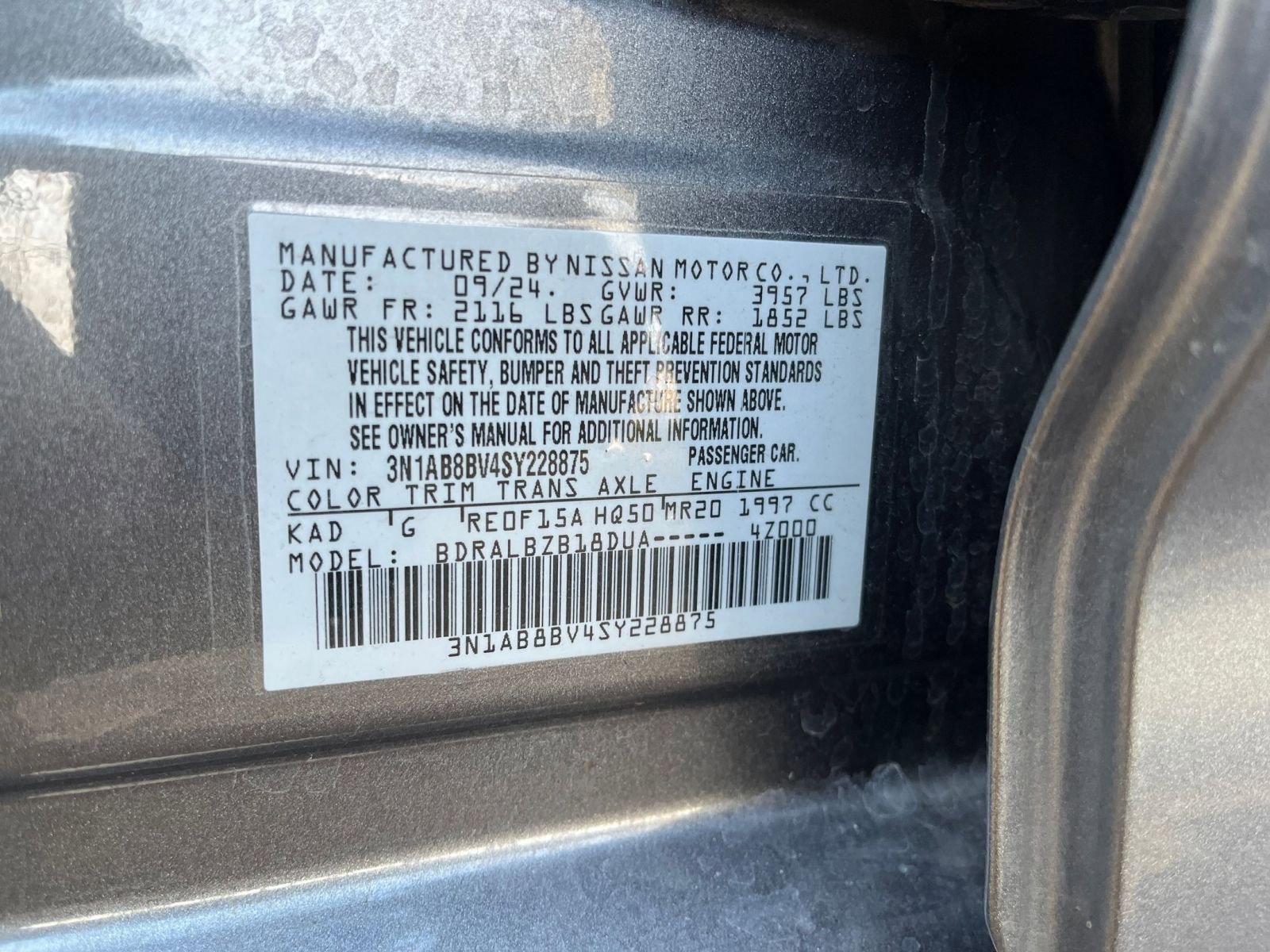 Used 2025 Nissan Sentra S FWD image 27