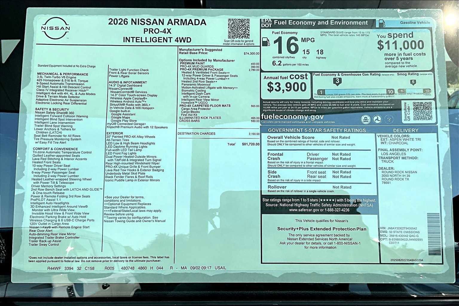 New 2026 Nissan Armada PRO-4X image 19