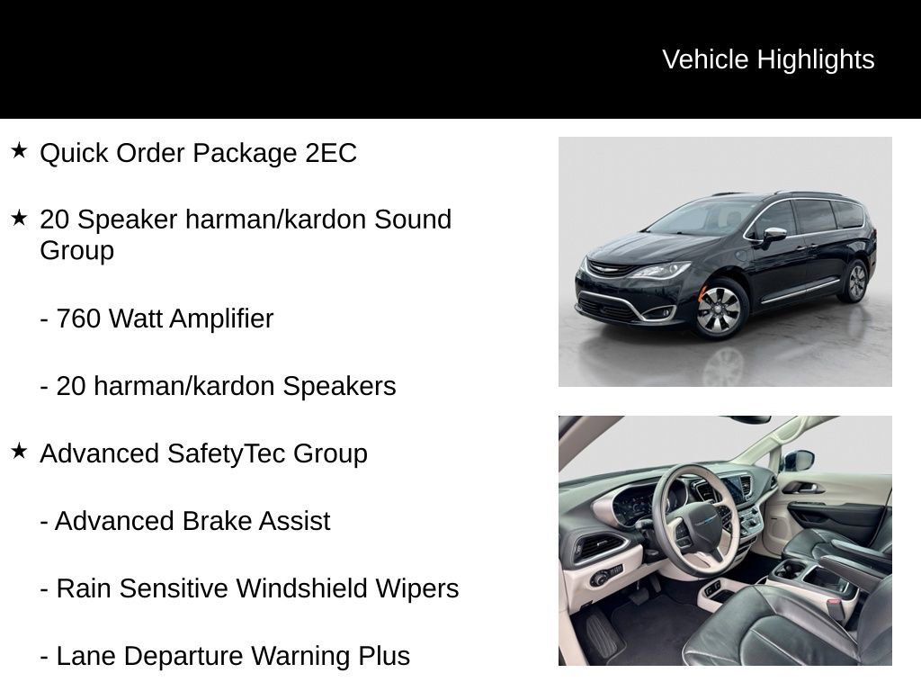 Used 2018 Chrysler Pacifica Limited w/ Advanced Safetytec Group FWD image 5