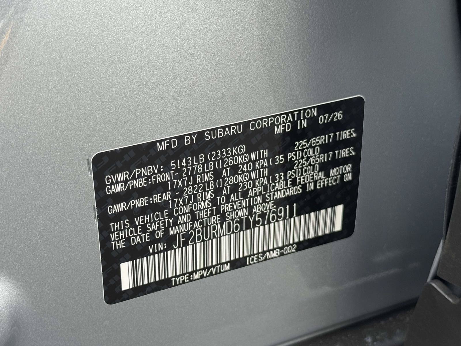New 2026 Subaru Outback Wilderness AWD/4WD image 18