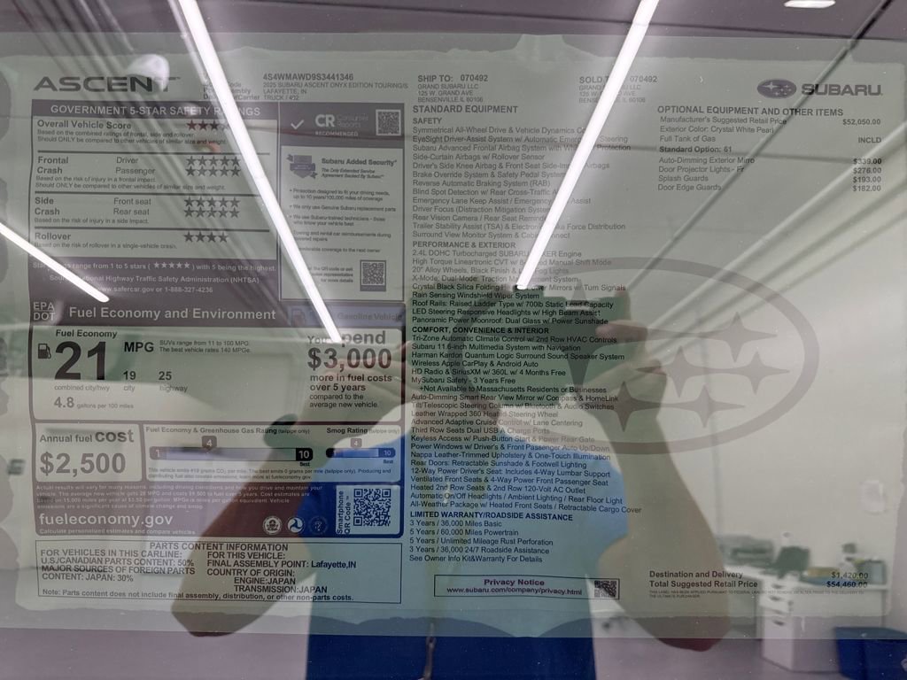 New 2025 Subaru Ascent Bronze Edition image 28