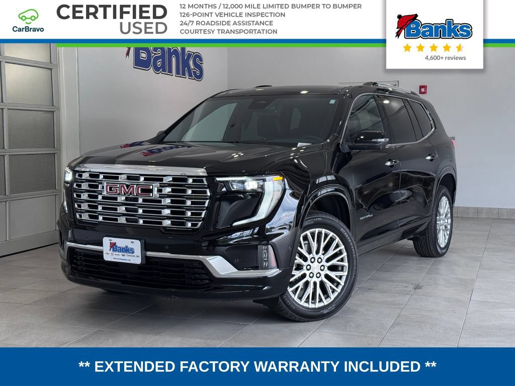 Certified 2026 GMC Acadia Denali w/ Super Cruise Package