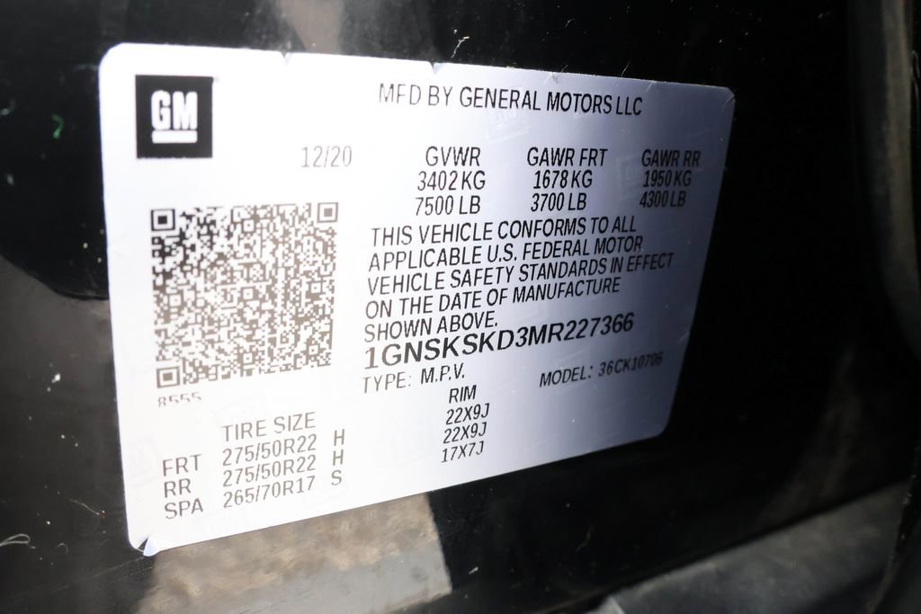 Used 2021 Chevrolet Tahoe Premier w/ Premium Package AWD/4WD image 49