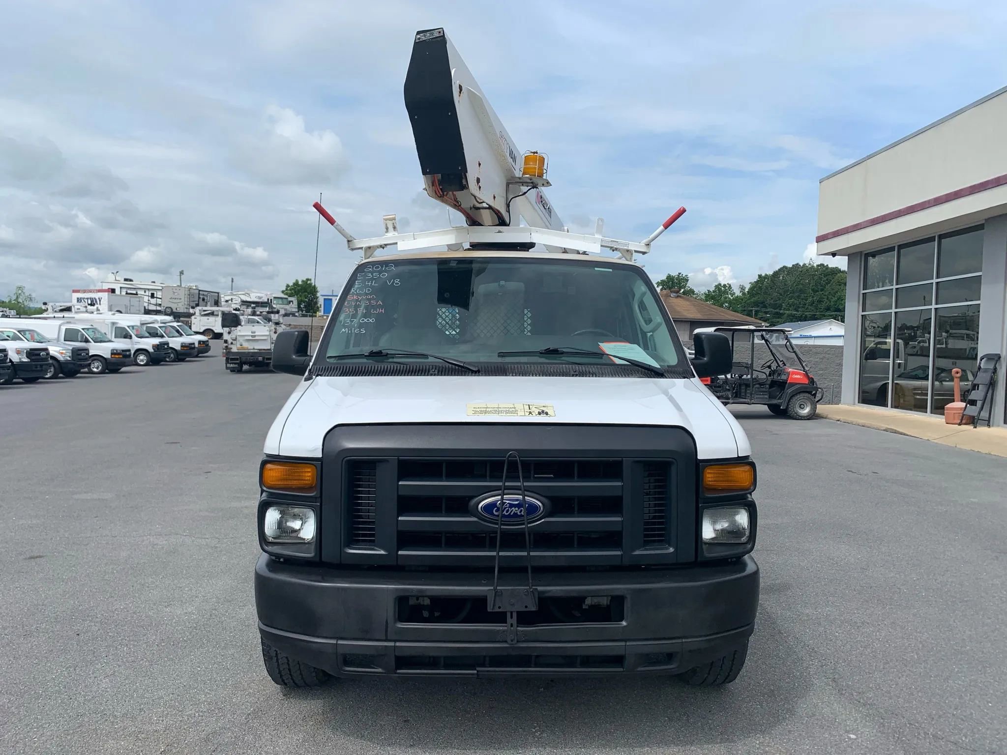 Used 2012 Ford E-350 and Econoline 350 Super Duty w/ Commercial Cargo Van Pkg RWD image 2