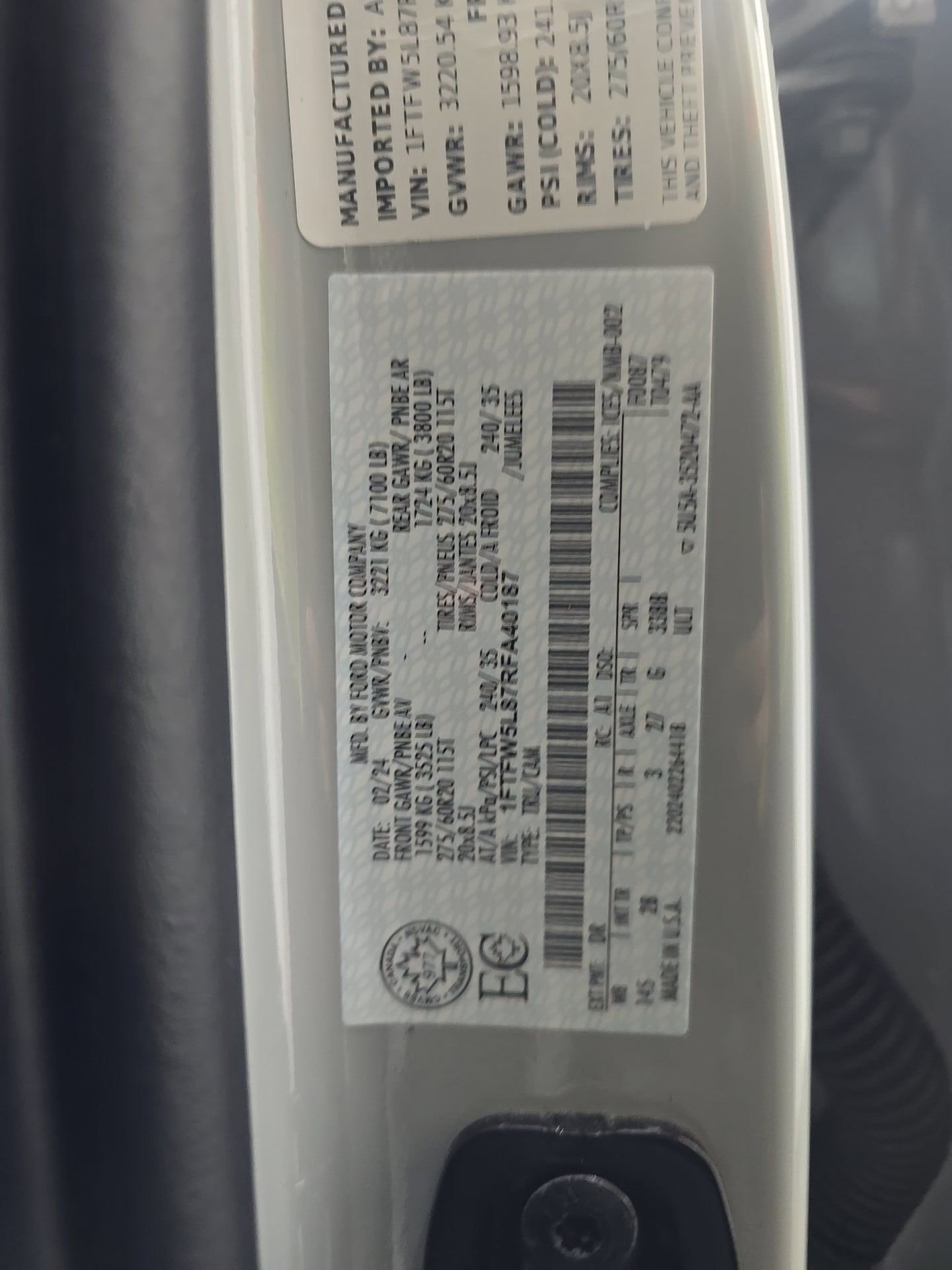 Used 2024 Ford F150 Lariat AWD/4WD image 15