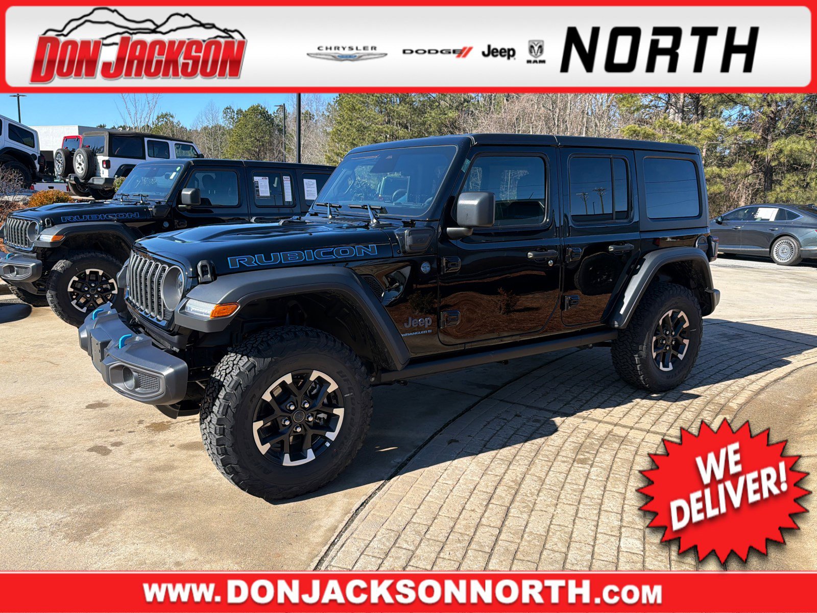 Used 2025 Jeep Wrangler Unlimited Rubicon 4xe w/ Convenience Group image 1