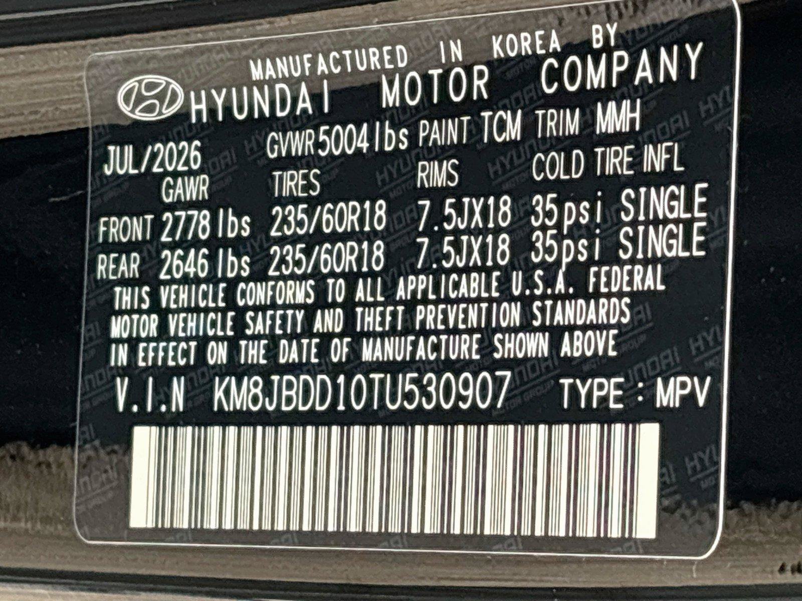New 2026 Hyundai Tucson SEL AWD/4WD image 22