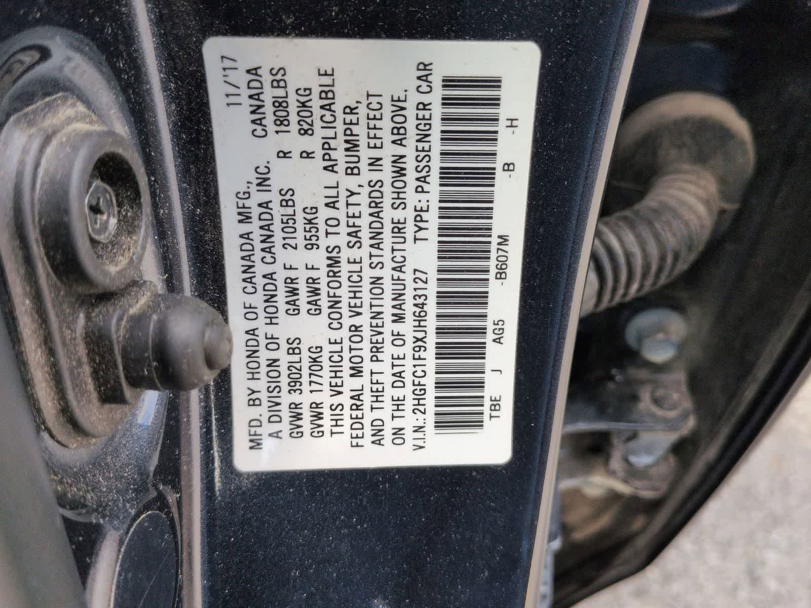 Used 2018 Honda Civic Touring image 32