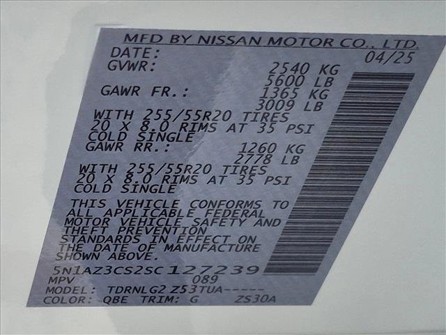 Certified 2025 Nissan Murano SL w/ Cargo Package AWD/4WD image 27