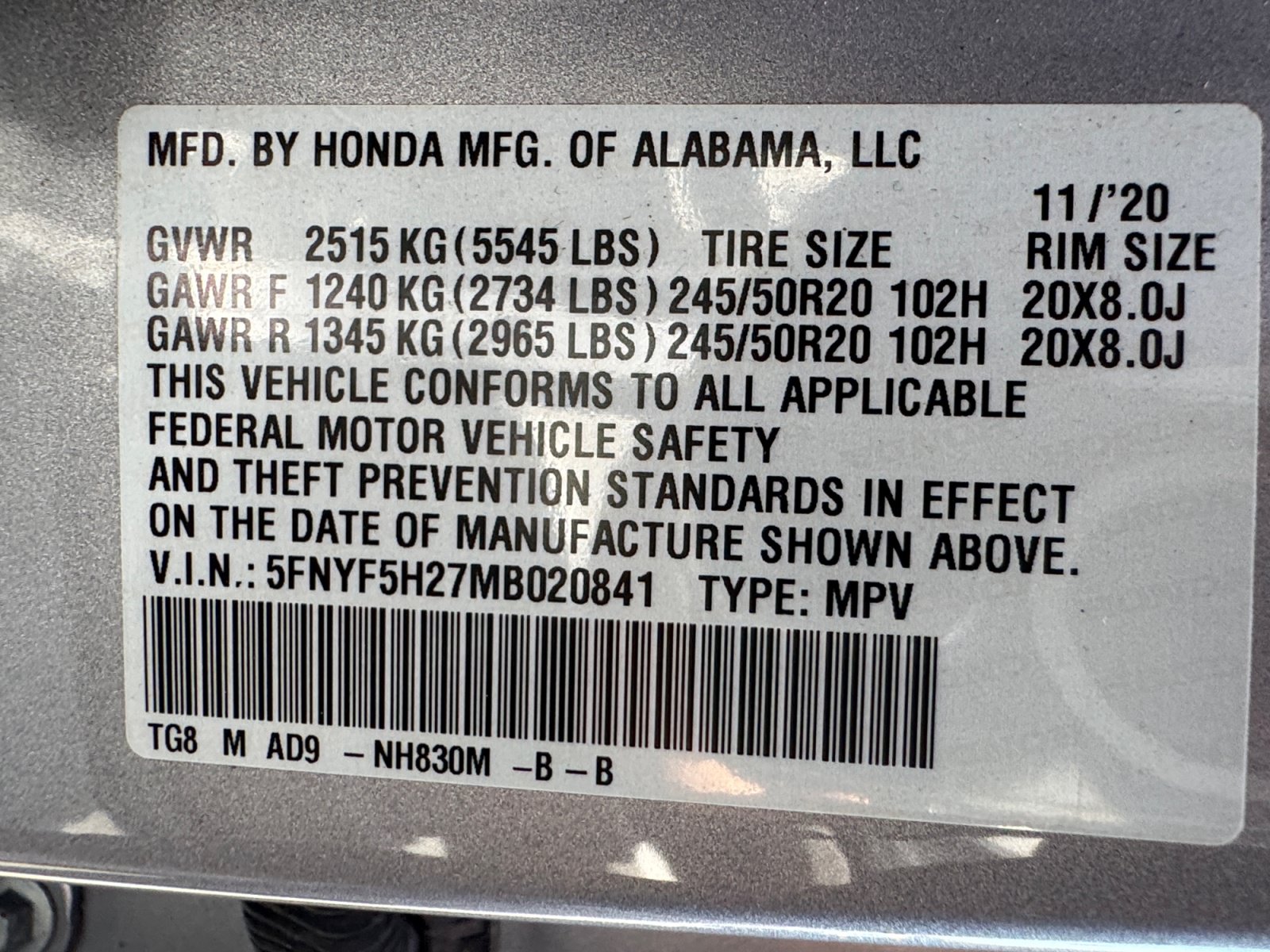 Used 2021 Honda Pilot Special Edition image 18