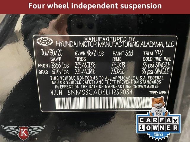 Used 2020 Hyundai Santa Fe SEL w/ Convenience Package image 27