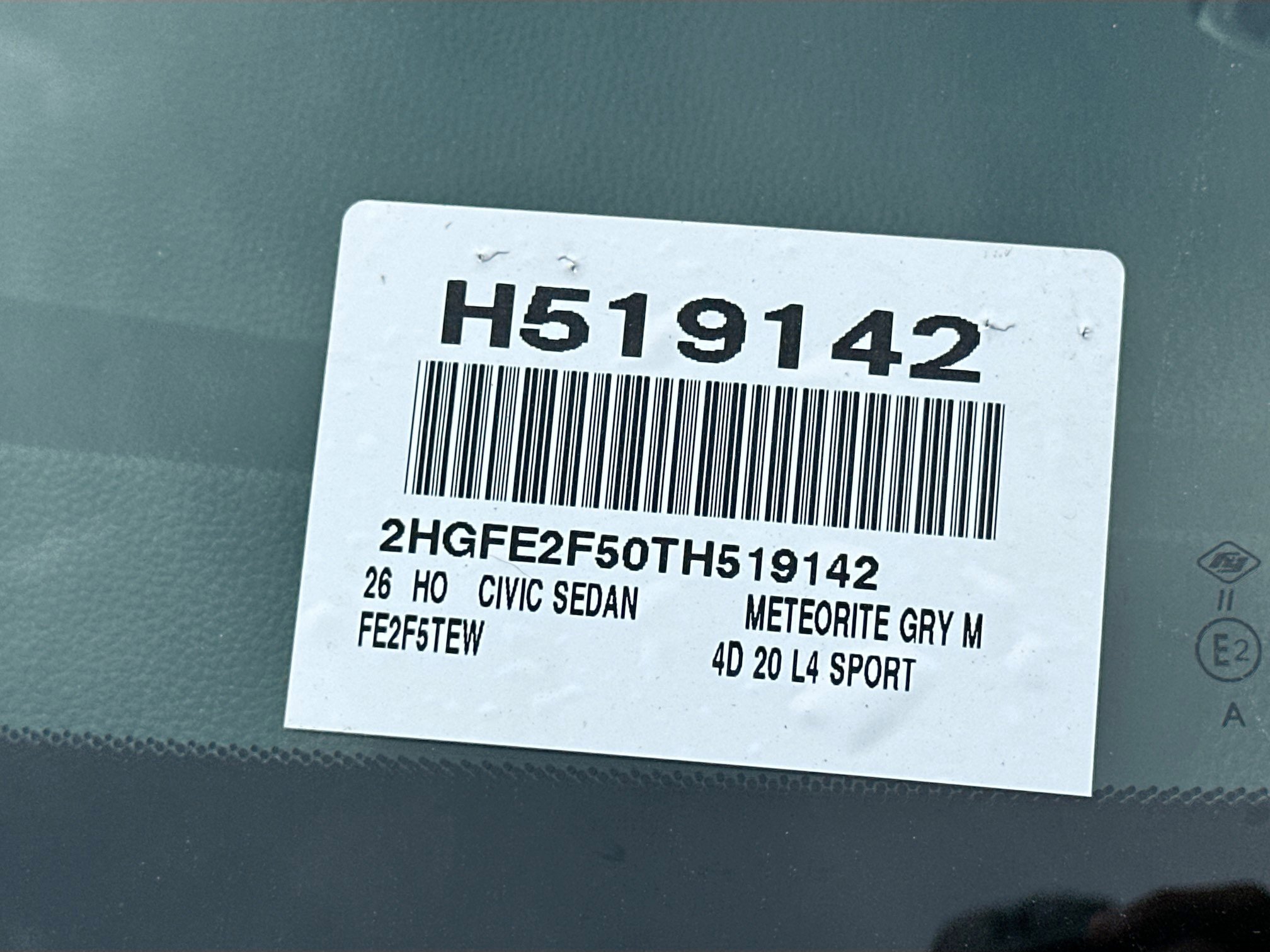 New 2026 Honda Civic Sport image 24