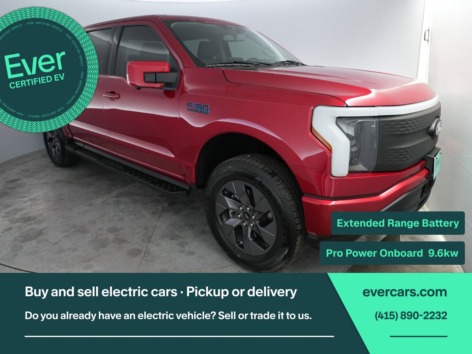 Used 2024 Ford F150 Lightning Flash w/ Max Trailer Tow Package AWD/4WD image 1
