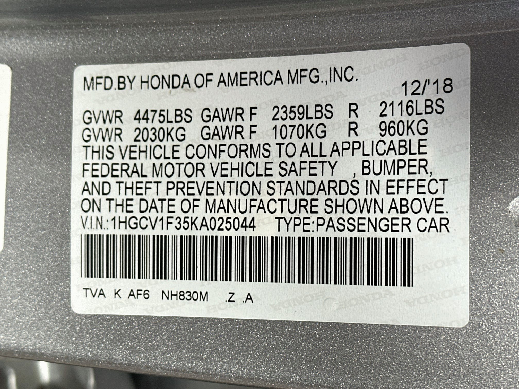 Used 2019 Honda Accord Sport image 29