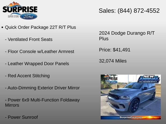 Used 2024 Dodge Durango R/T RWD image 6