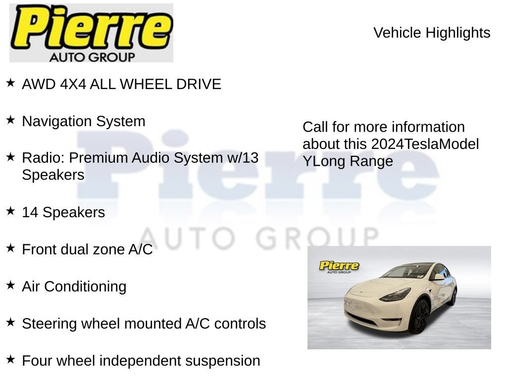 Used 2024 Tesla Model Y Long Range AWD/4WD image 7