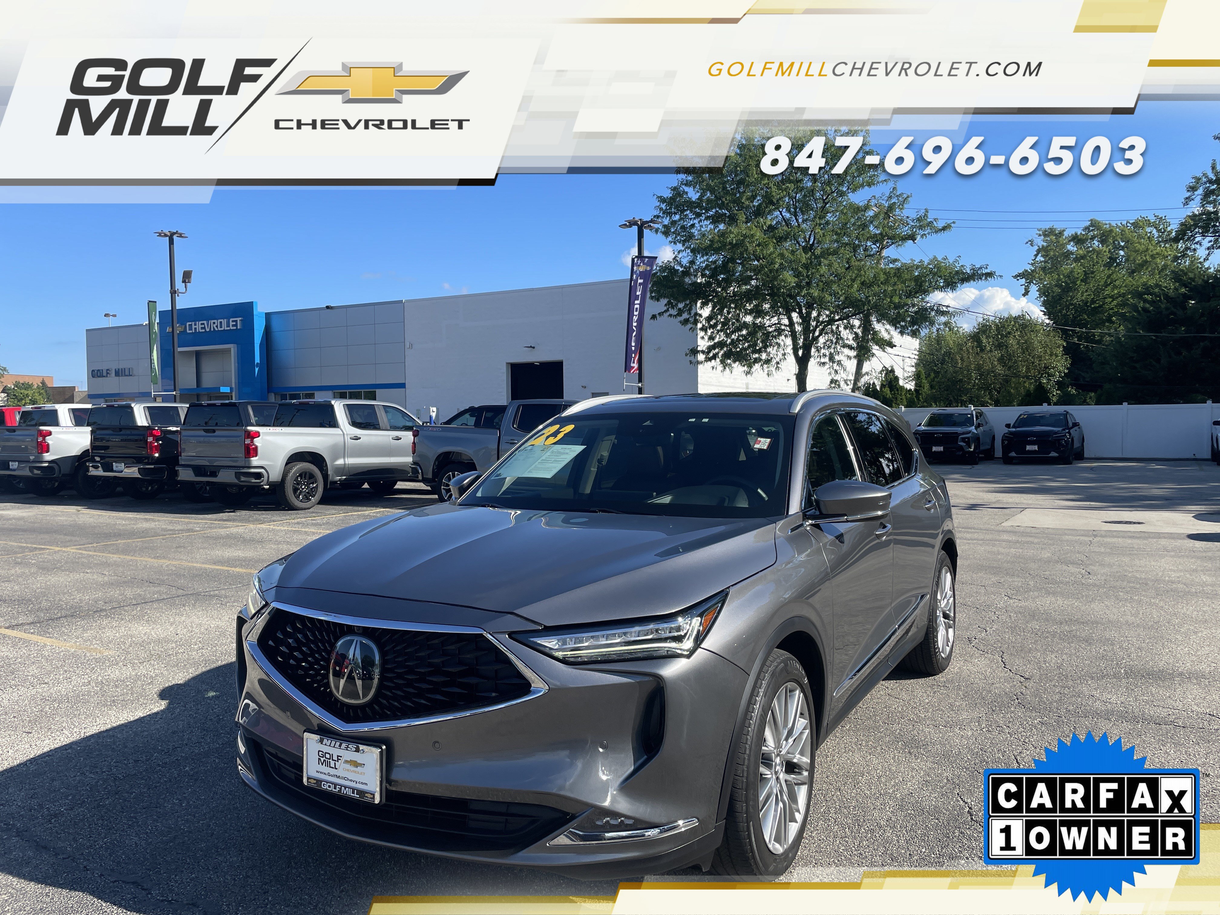 Used 2023 Acura MDX w/ Advance Package AWD/4WD image 1