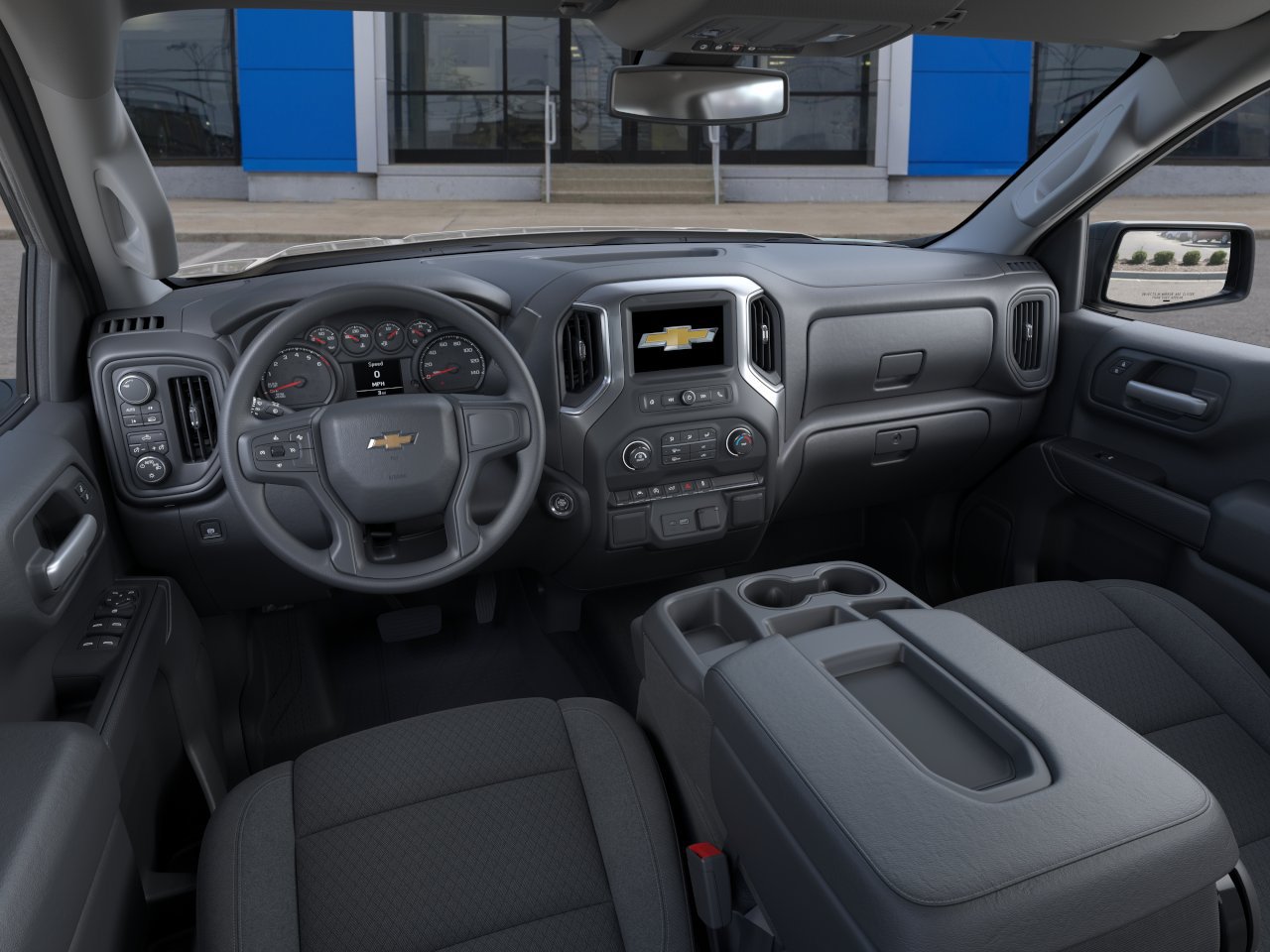 New 2026 Chevrolet Silverado 1500 Custom w/ Turbomax Blackout Package AWD/4WD image 15