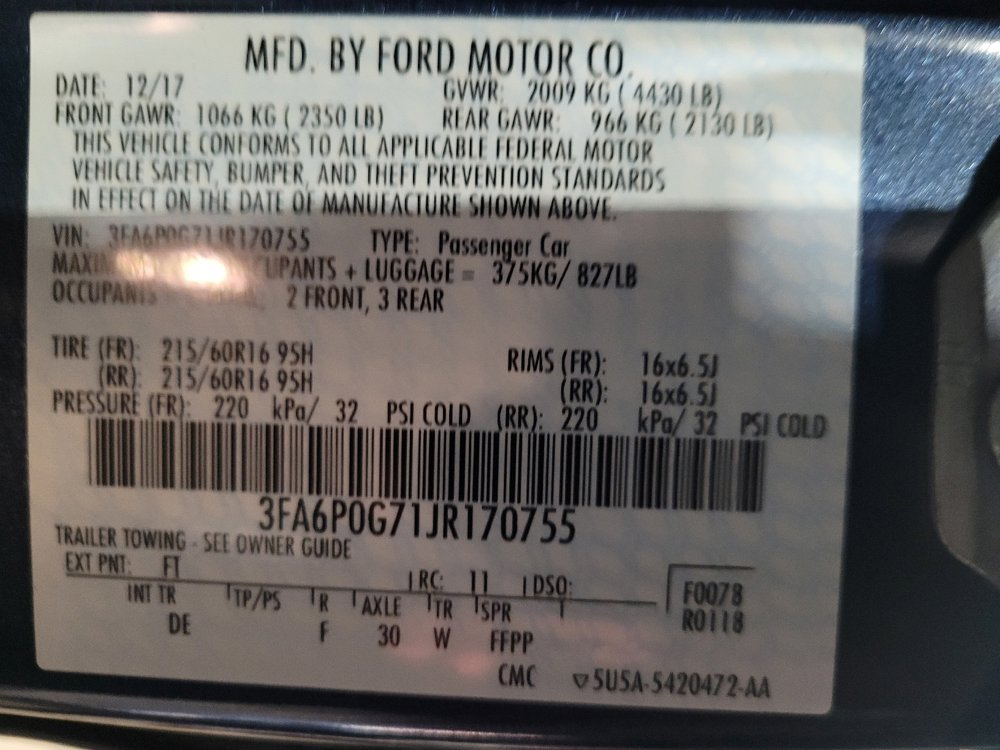 Used 2018 Ford Fusion S image 33