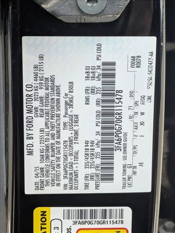 Used 2016 Ford Fusion S w/ Equipment Group 101A image 22