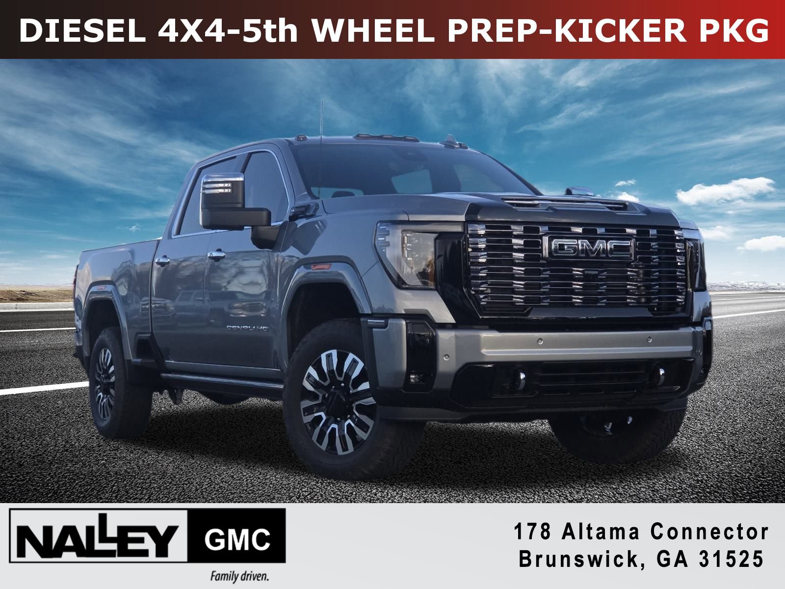 New 2026 GMC Sierra 2500 Denali Ultimate w/ LPO, Black Badging Package