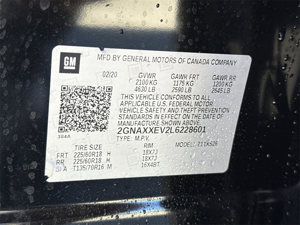 Used 2020 Chevrolet Equinox Premier image 15