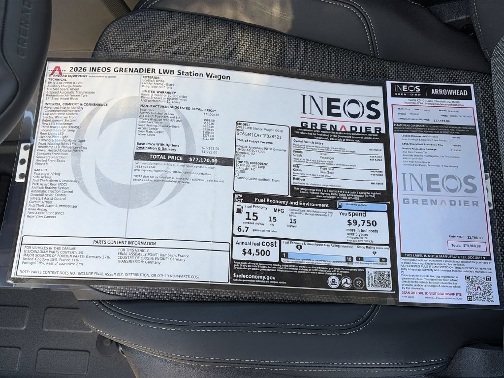 New 2026 INEOS Grenadier Station Wagon AWD/4WD image 26