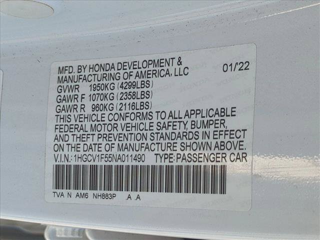 Used 2022 Honda Accord EX-L image 25