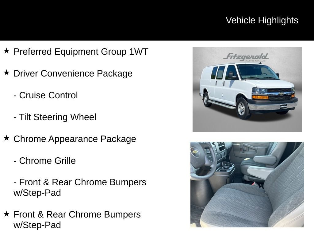 Used 2024 Chevrolet Express 2500 w/ Driver Convenience Package RWD image 9