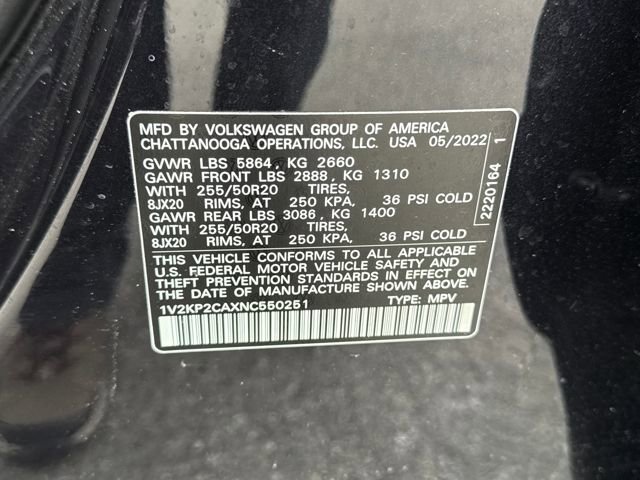 Used 2022 Volkswagen Atlas SE image 25