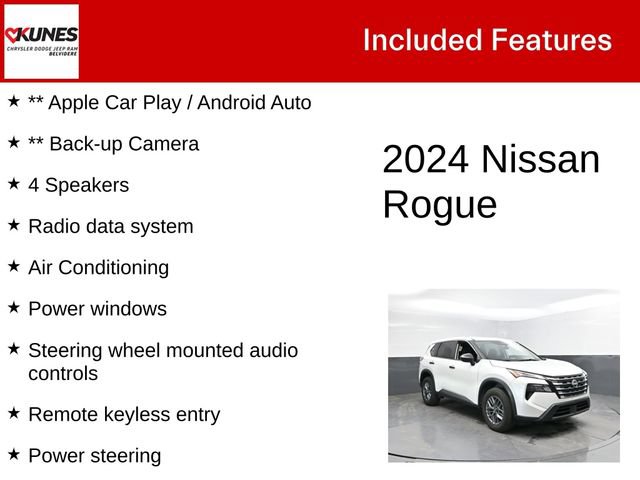 Used 2024 Nissan Rogue S AWD/4WD image 3